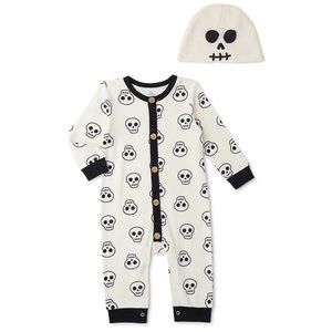 Baby skeleton Romper